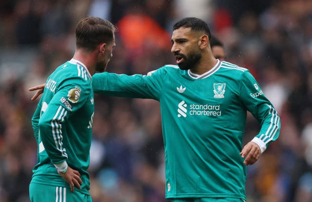 <p>Mohamed Salah scored the winning penalty but Arne Slot has plenty to ponder</p>