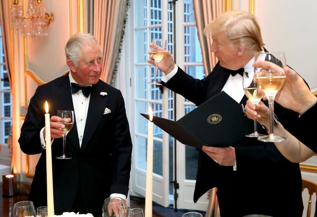 <p>Trump Britain Royals</p>