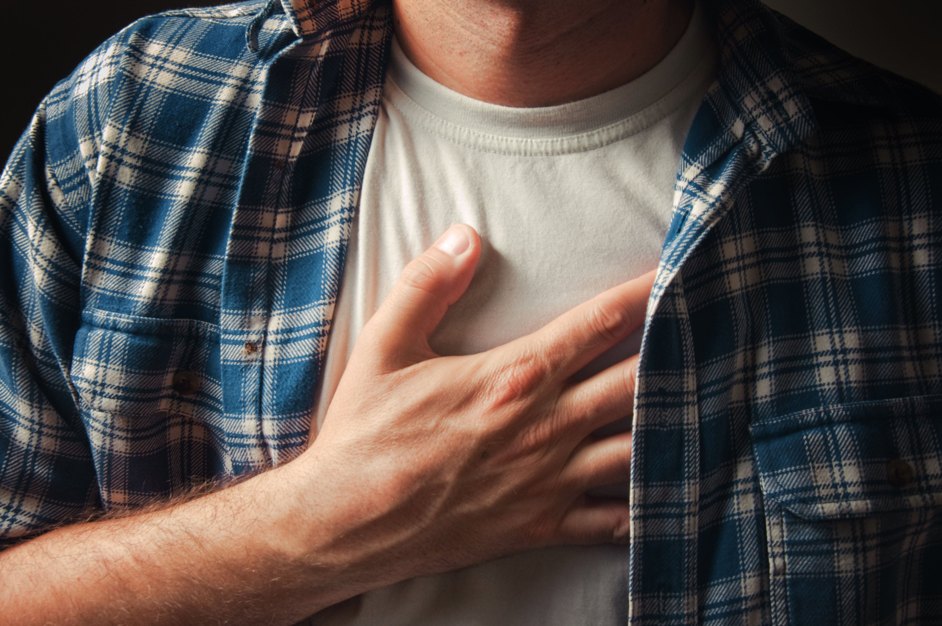 Any discomfort in your chest should be assessed by a medical professional