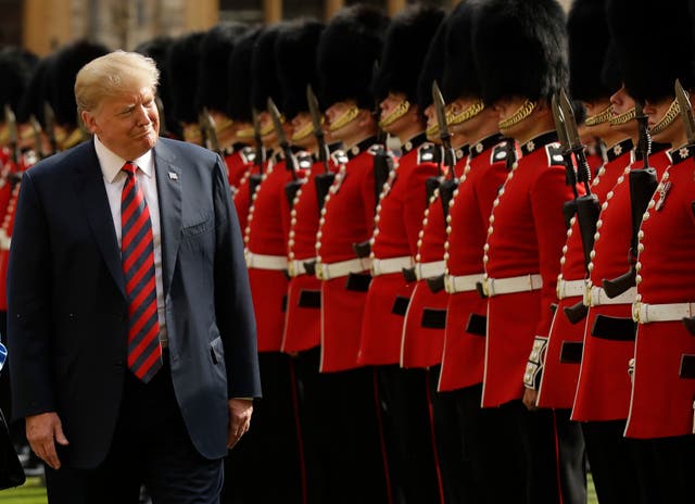 TRUMP-REINO UNIDO-REALEZA