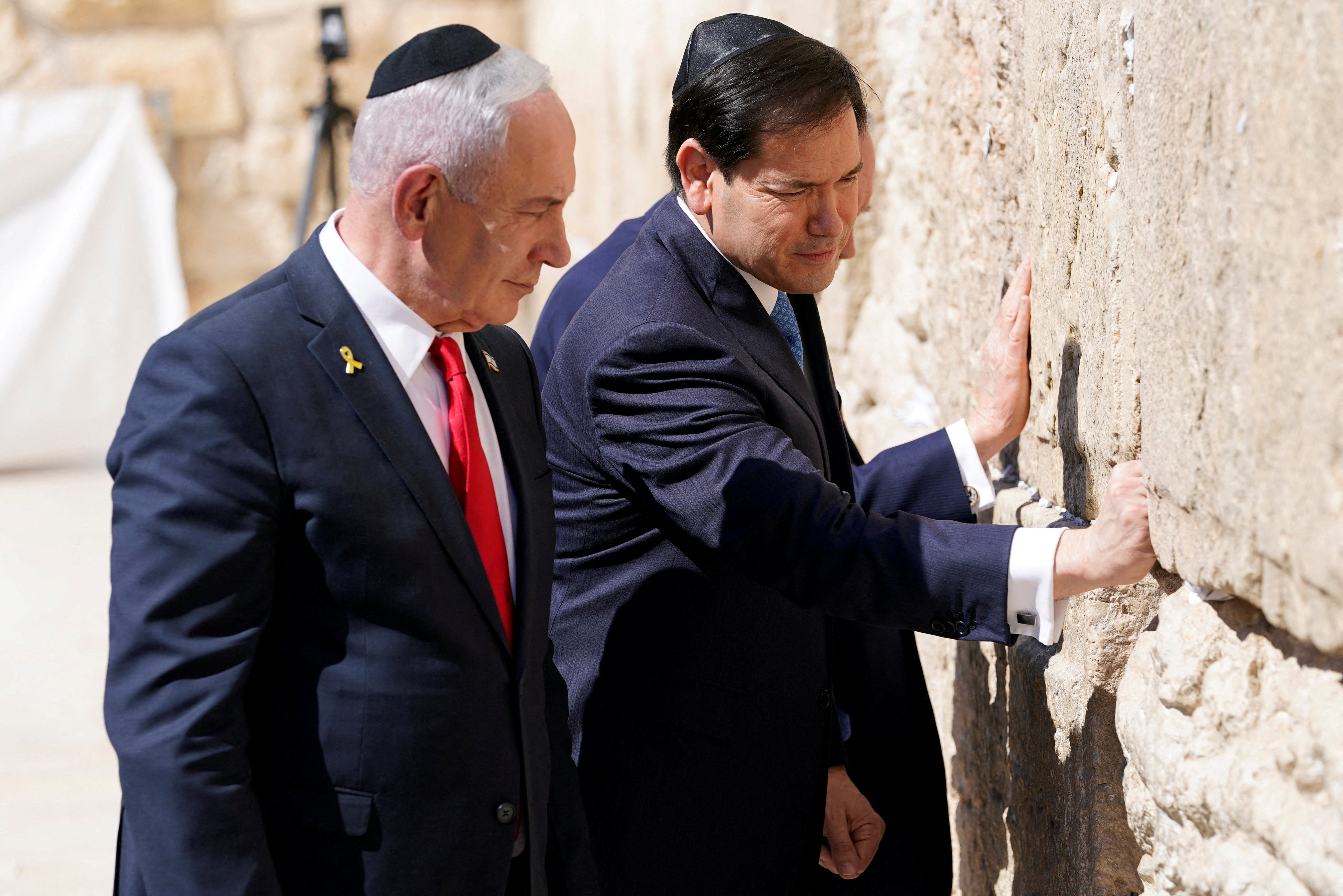 Rubio and Netanyahu visited the Western Wall in Jerusalem