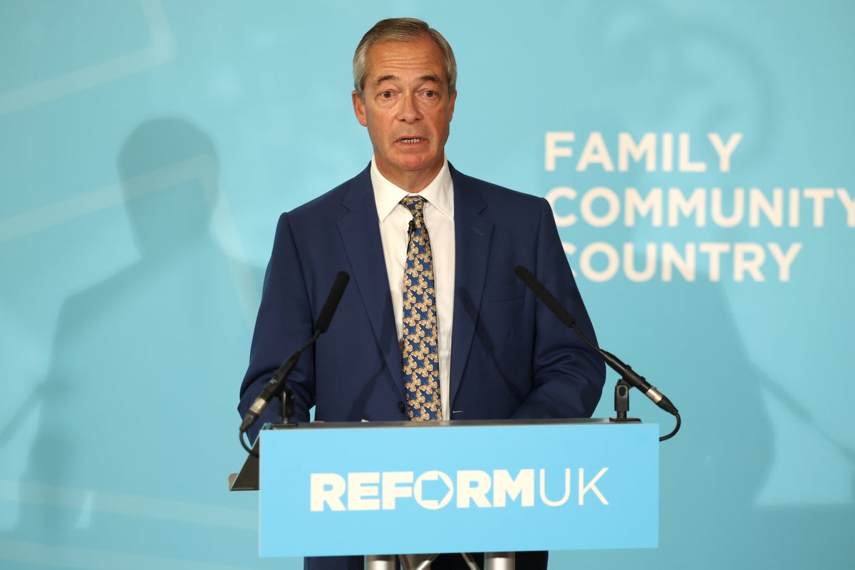 Nigel Farage criticised after claiming ‘most stable relationships’ are between men and women