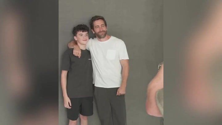 <p>Adolescence star Owen Cooper fulfils dream of meeting idol Jake Gyllenhaal.</p>