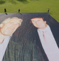 Huge Trump and Epstein photograph unveiled outside Windsor Castle ahead of US president’s state visit