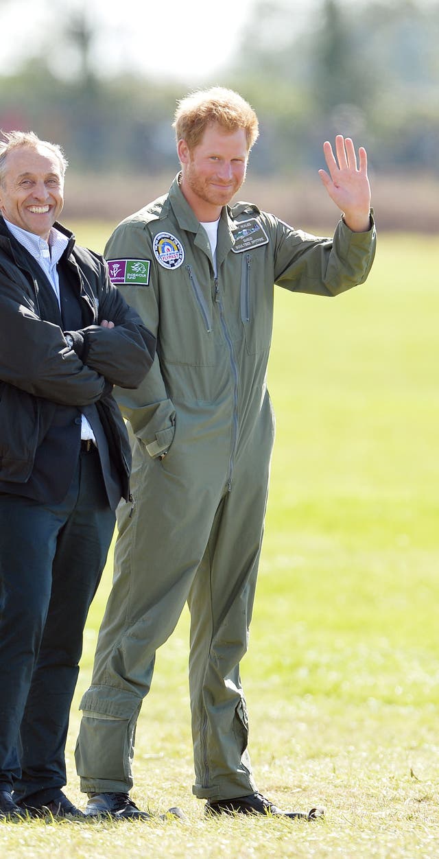 <p>Harry had spent his 31st birthday at Goodwood Aerodrome in West Sussex (John Stillwell/PA)</p>