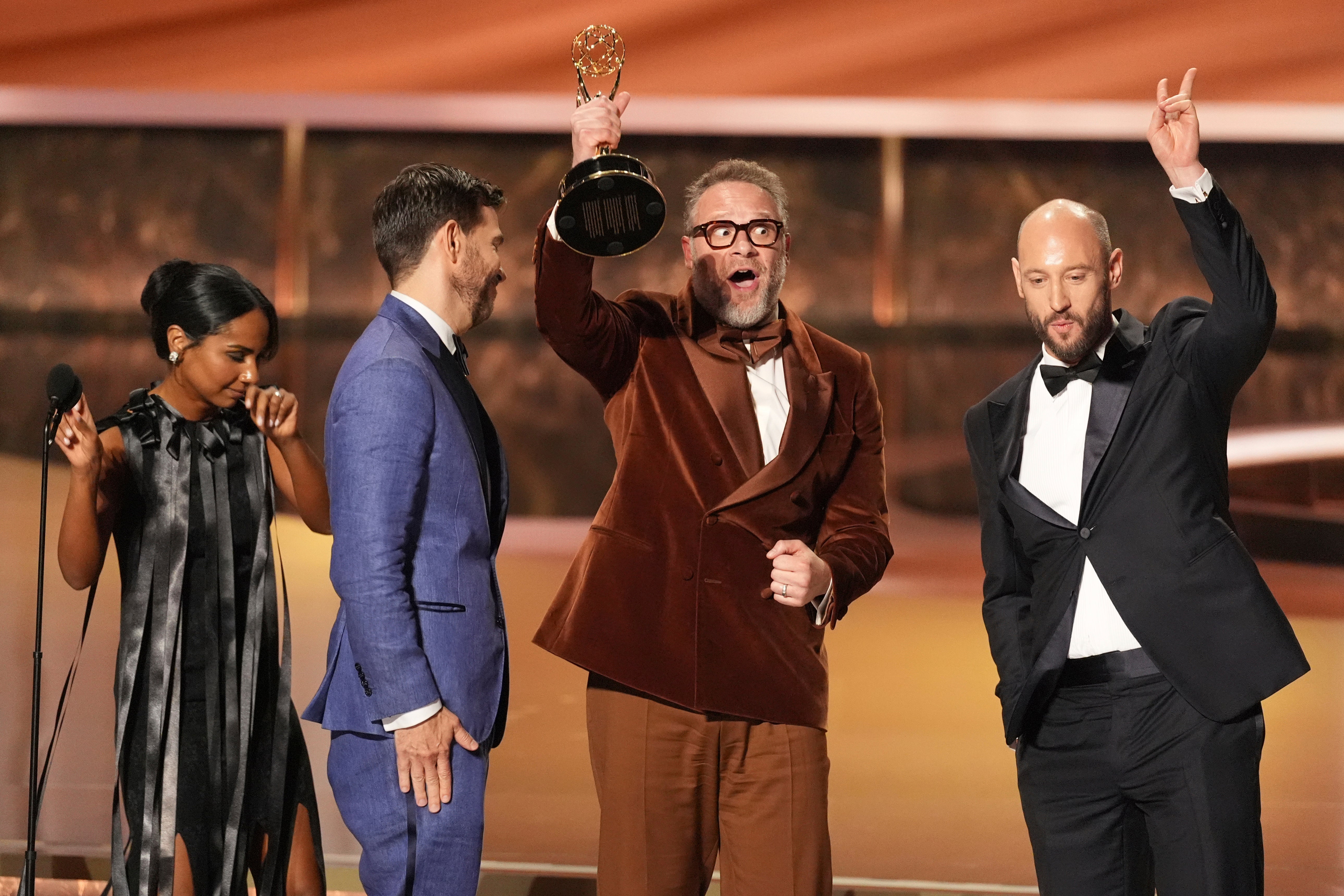 Seth Rogen and the team from ‘The Studio’ - who neglected to thank Sal Saperstein