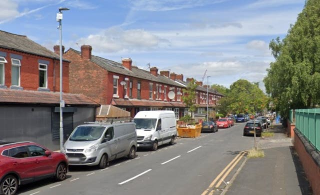 <p>The boy was found with stab wounds in Monton Street in Manchester on Monday</p>