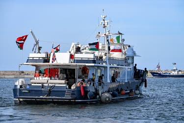 <p>The flotilla reported several attacks on its boats overnight</p>