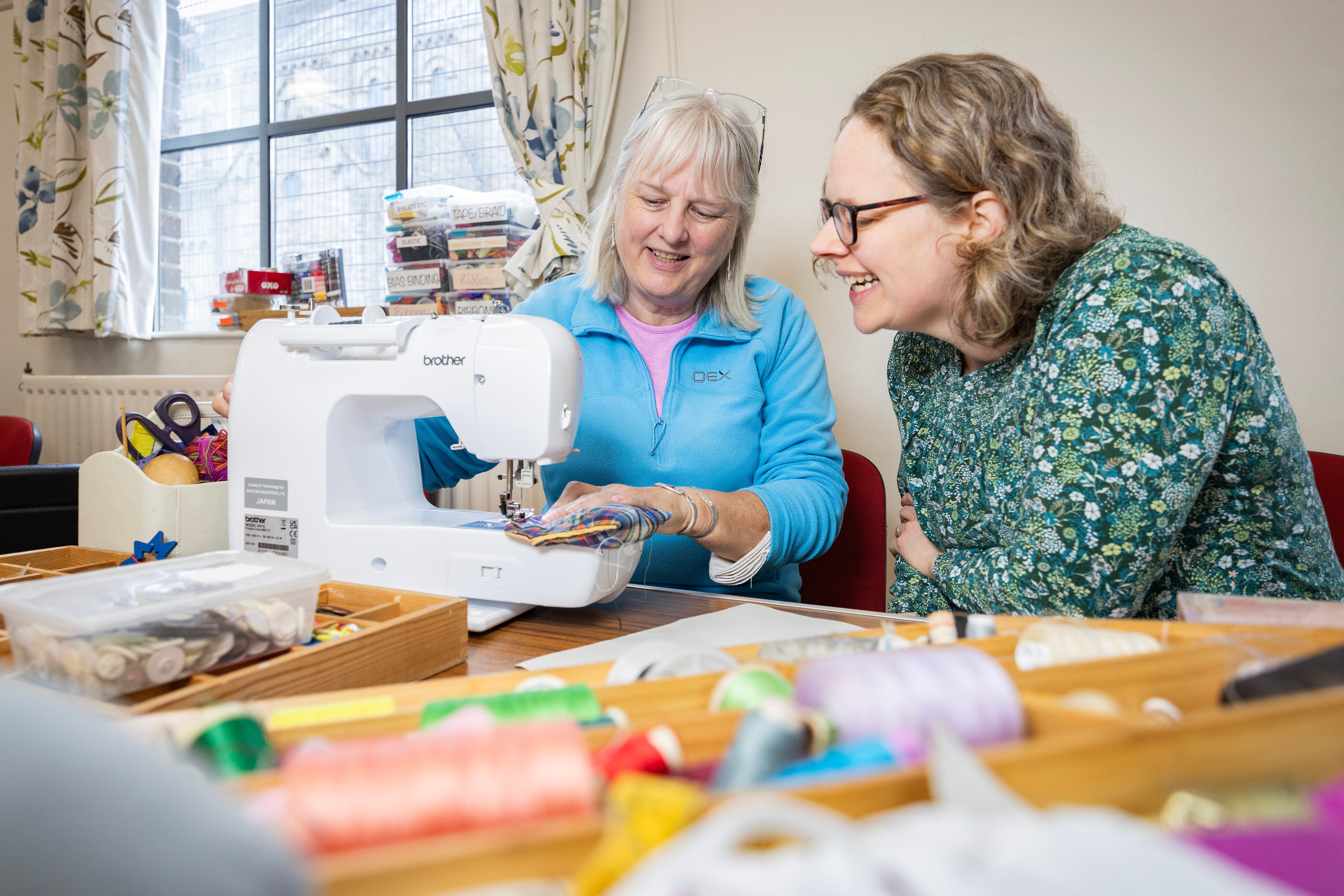 Roz Bashford and Chris McCartney (National Lottery Community Fund/PA)