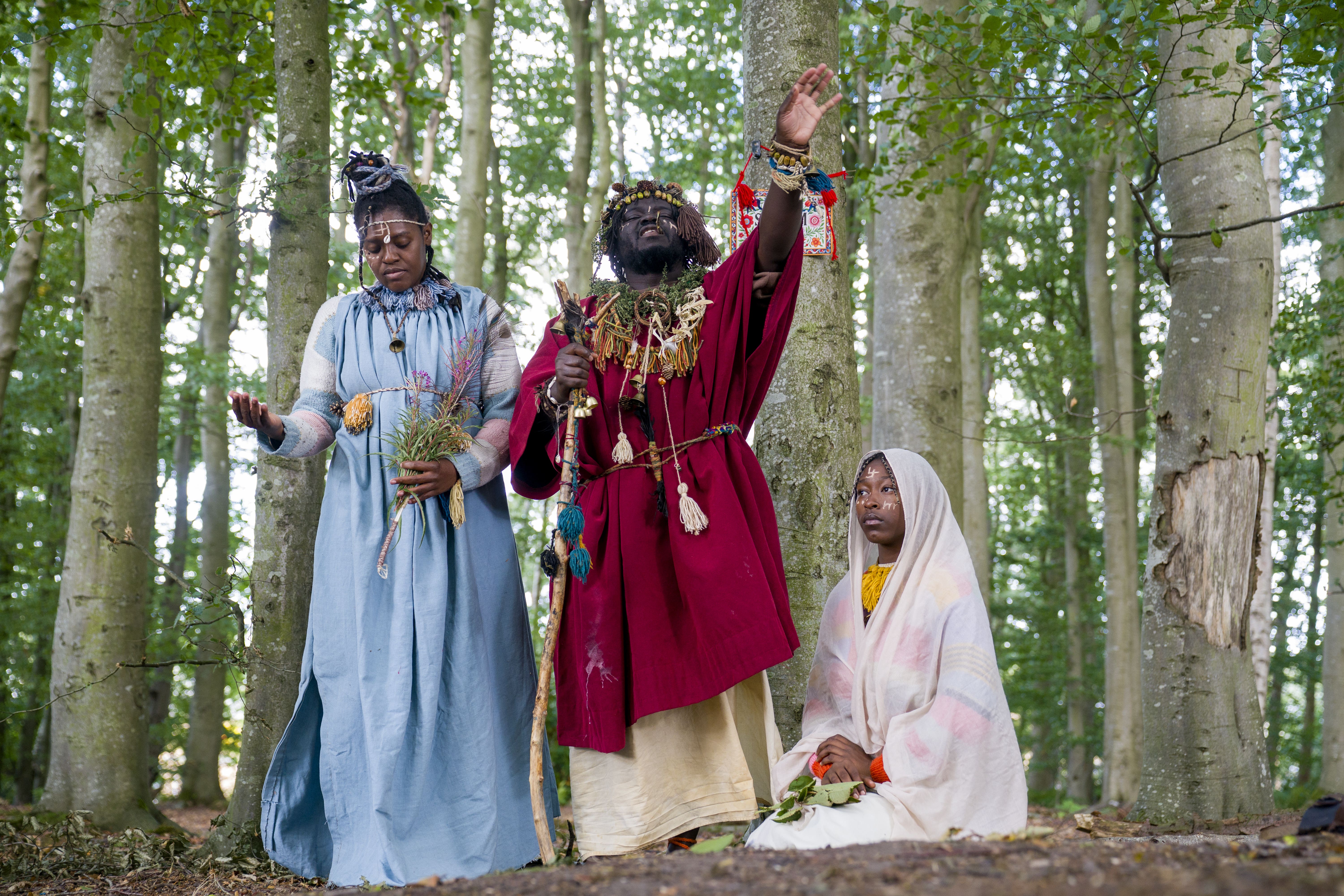 The group have been living in woods near Jedburgh (Jane Barlow/PA)