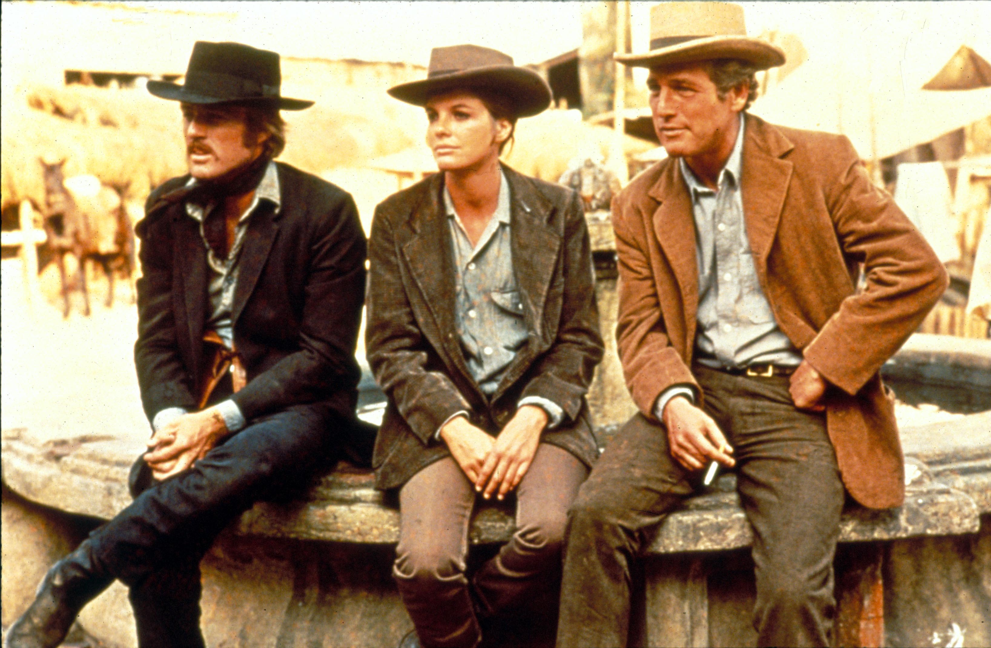 Robert Redford, Katharine Ross, and Paul Newman in a scene from ‘Butch Cassidy and the Sundance Kid’