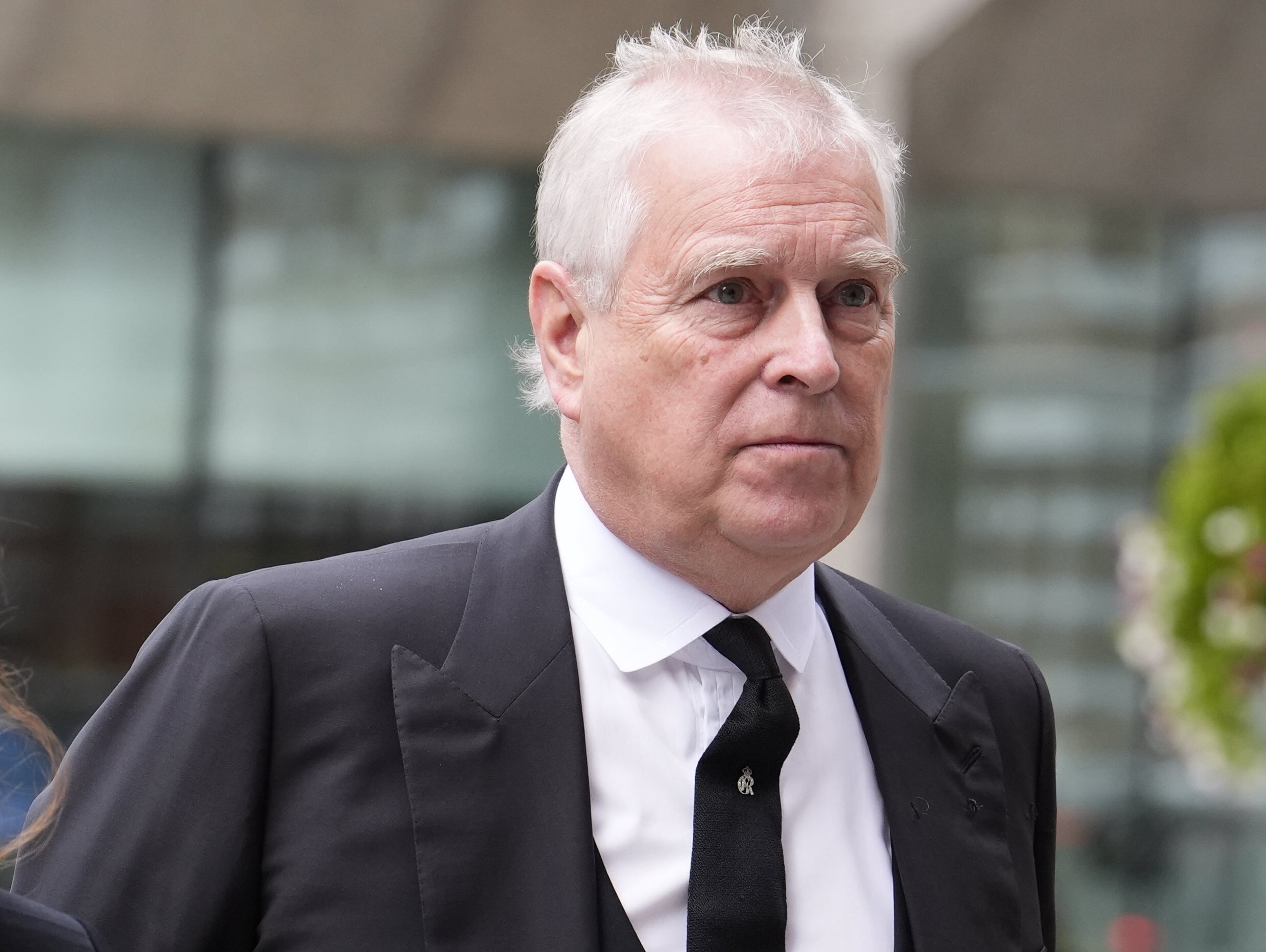 Prince Andrew was among those who mourned in London
