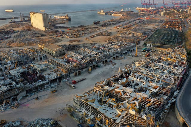 BULGARIA LIBANO PUERTO EXPLOSION