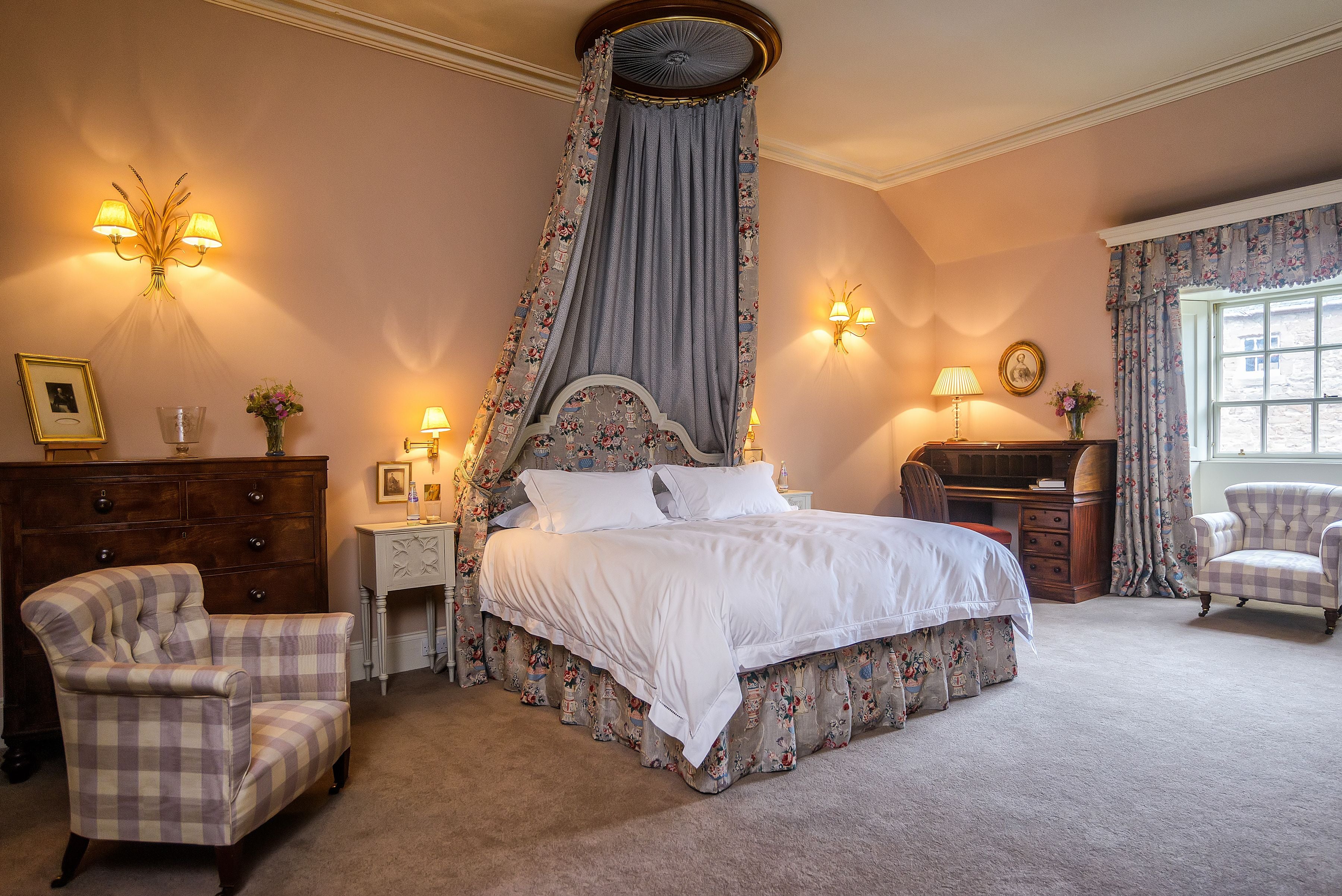 Stay in a bedroom fit for a royal at Scone Palace