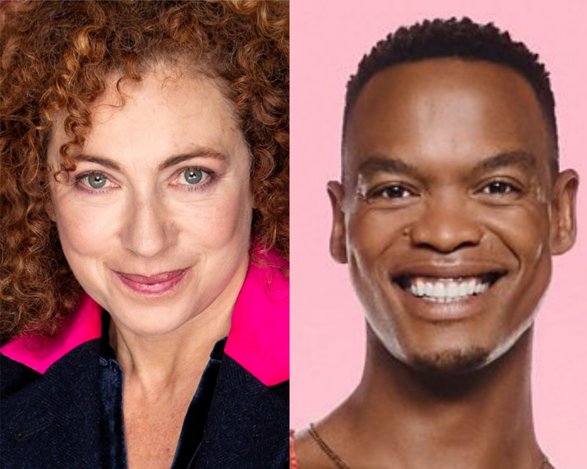 Alex Kingston is dancing with Johannes Radebe