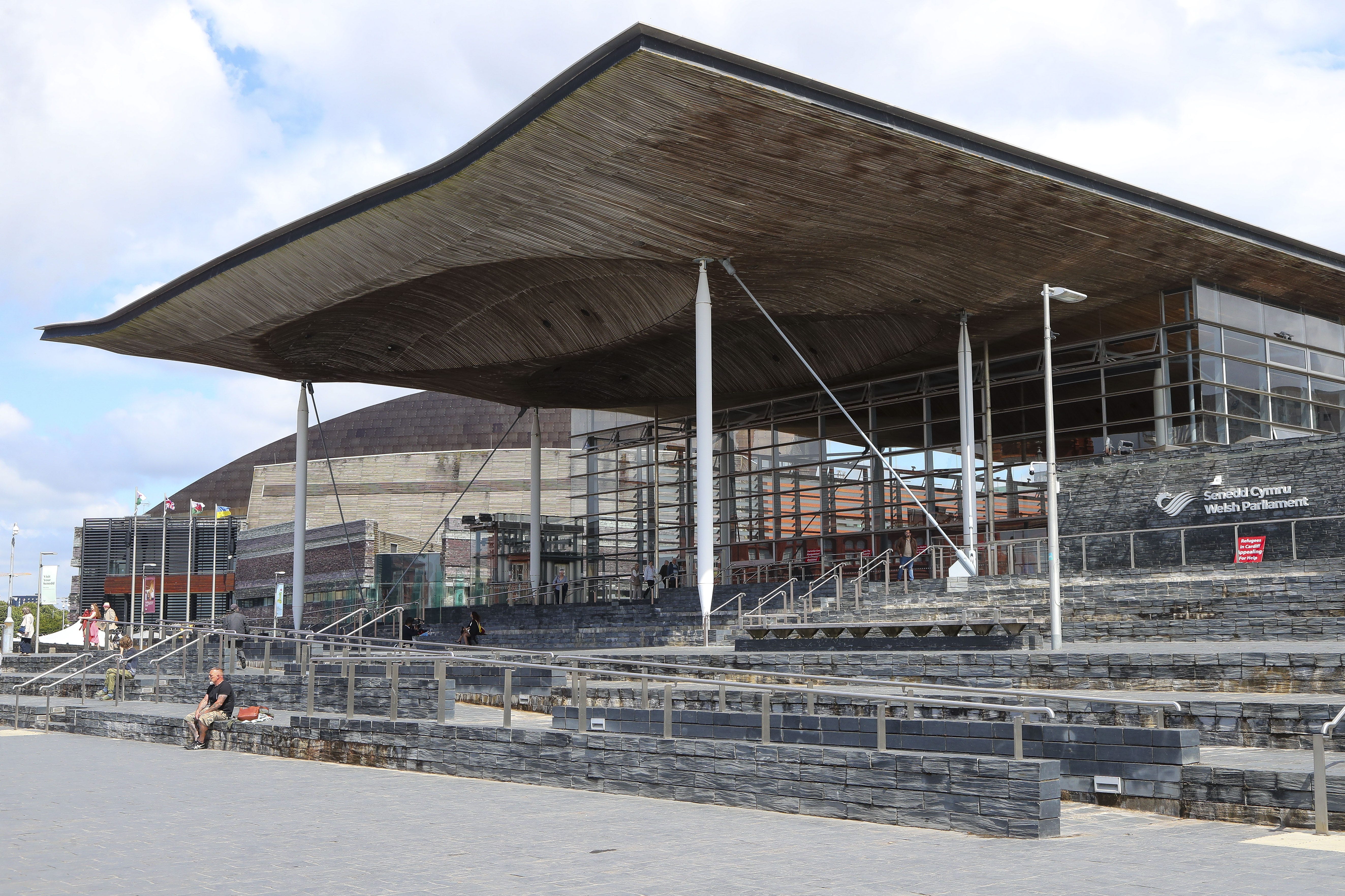 Tributes have been paid to Hefin David in the Senedd (PA)