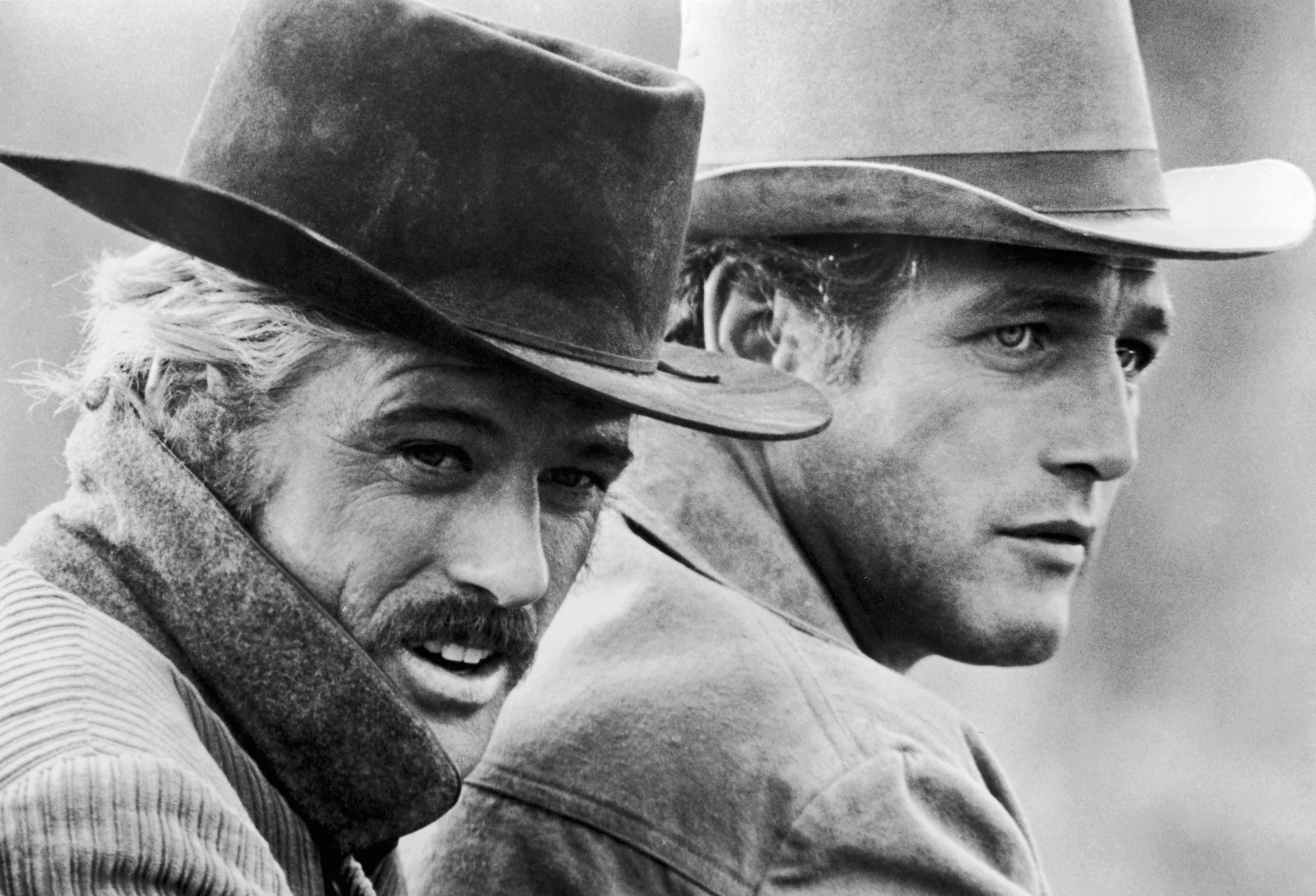 Butch and Sundance: The two outlaws, Redford (left) and Newman, in ‘Butch Cassidy and the Sundance Kid’