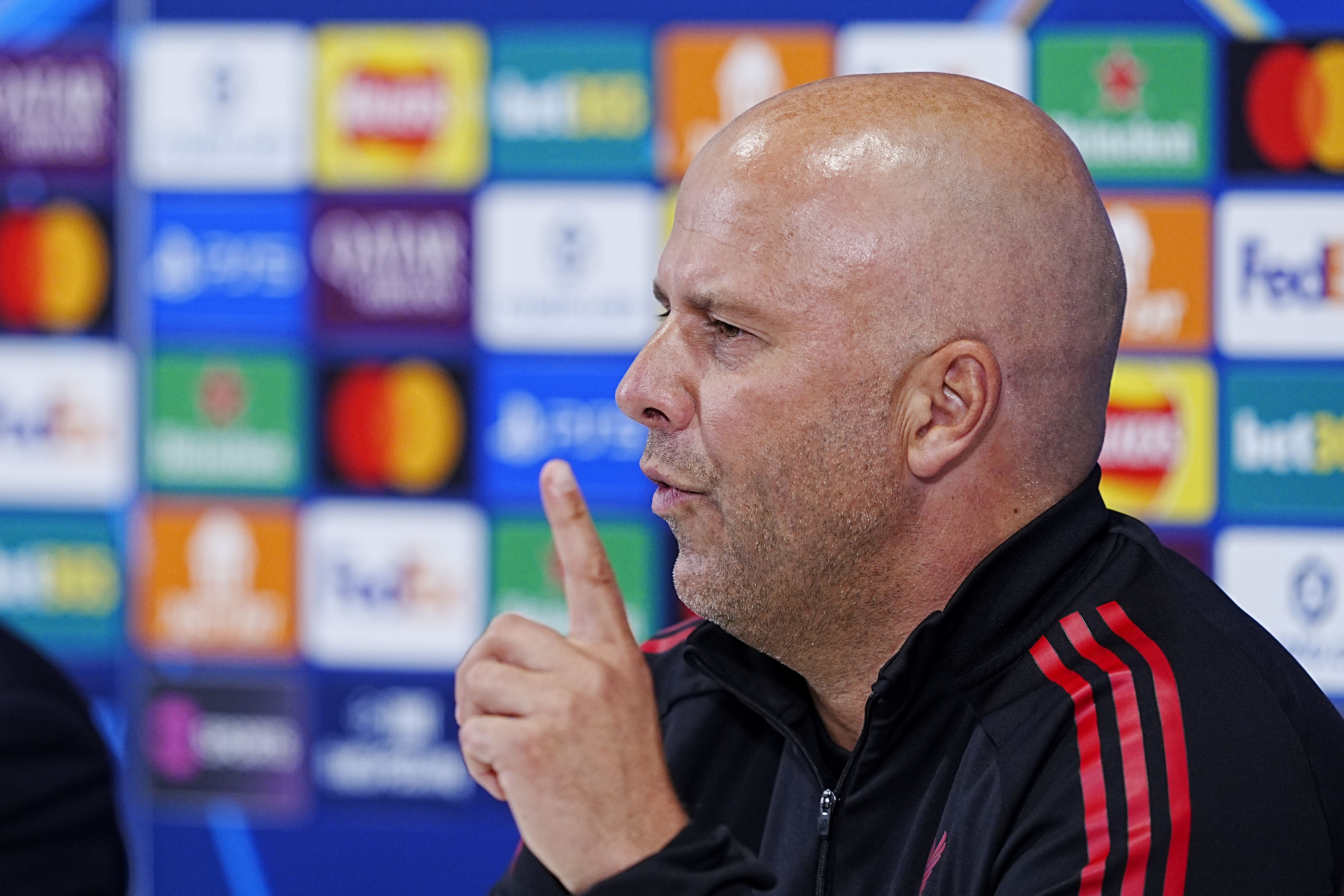 <p>Arne Slot highlighted money Liverpool recouped on signings at a press conference on Tuesday </p>