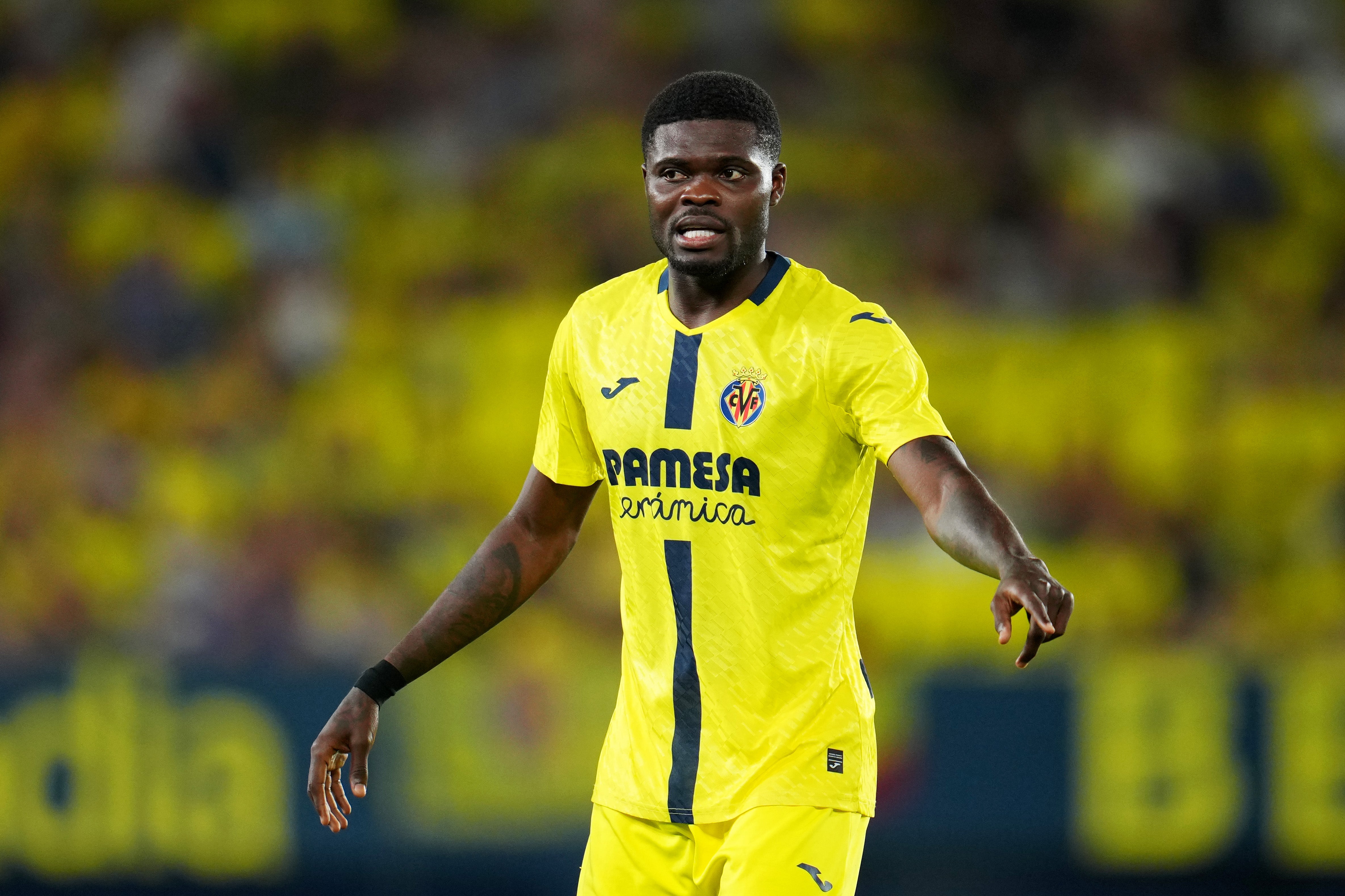Partey está en el equipo de Villarreal para enfrentar a Tottenham el martes por la noche