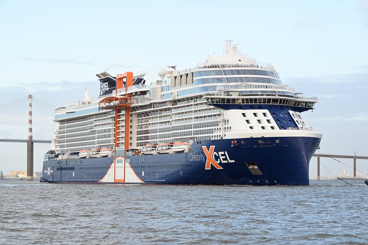 First look as new Celebrity Xcel cruise ship completes sea trials