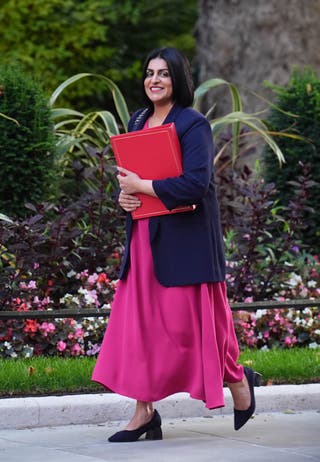 Home Secretary Shabana Mahmood, Downing Street came for a cabinet meeting in London