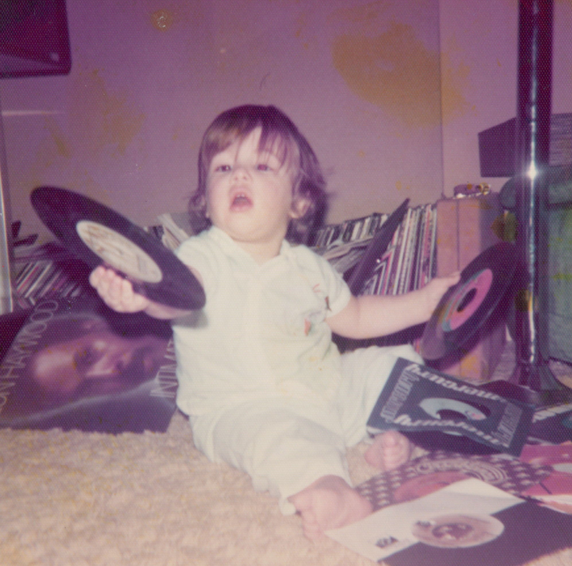 Hooked on sonics: Mark Ronson as a baby