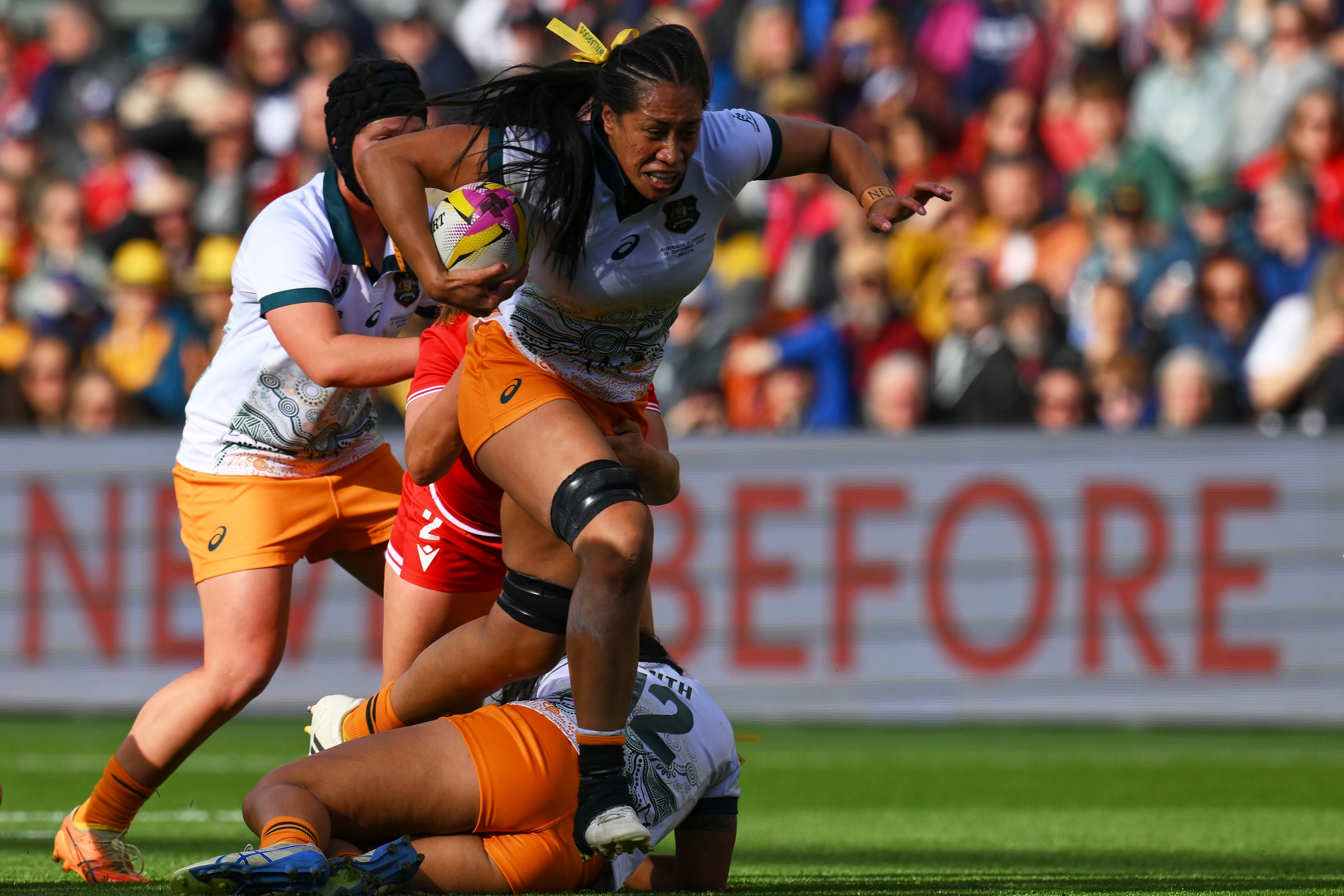 O capitão de Wallaroos, Siokapesi Palu