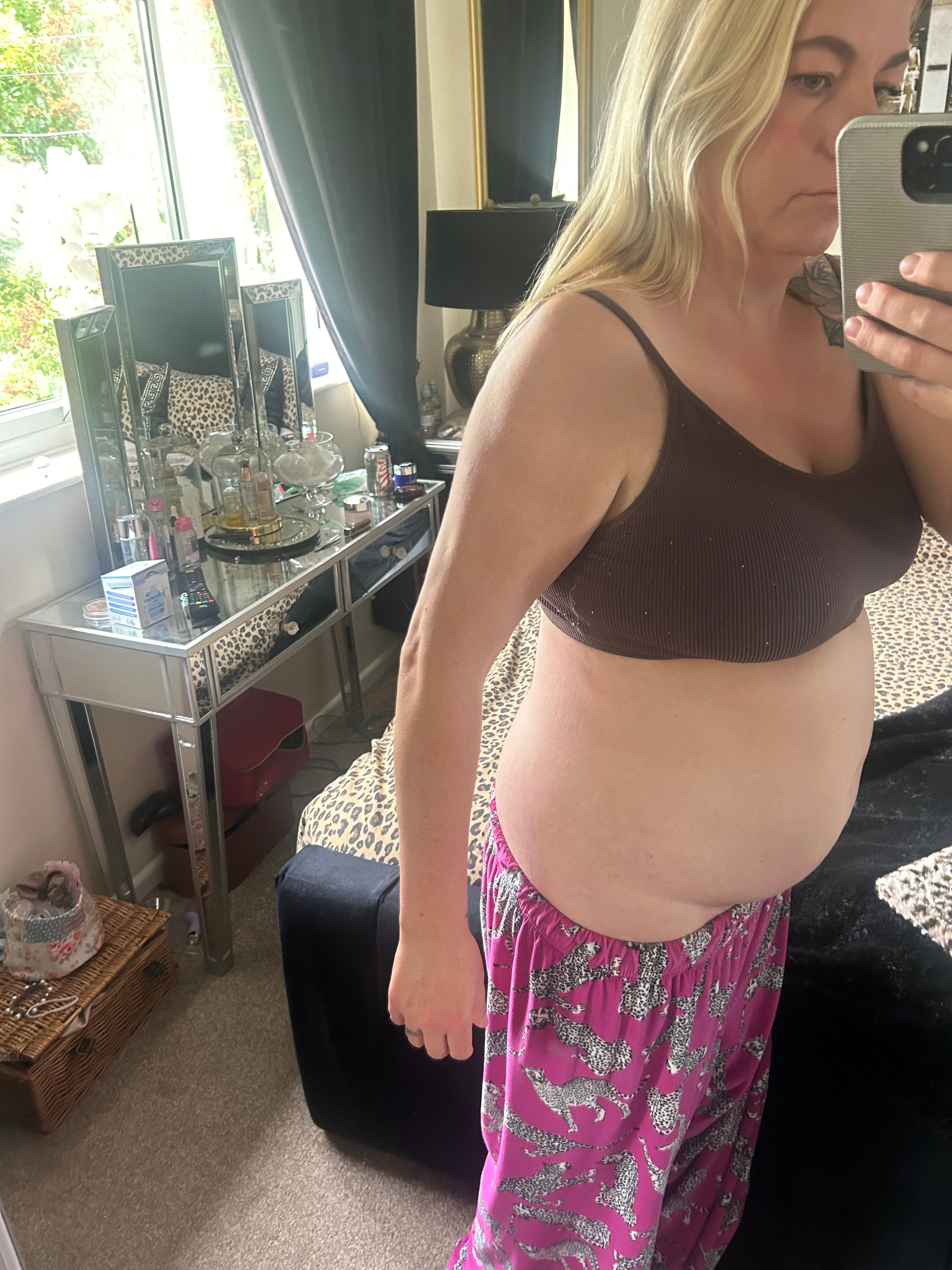 Ms Stokes, who is just 5”2, was about 14 stone at her heaviest