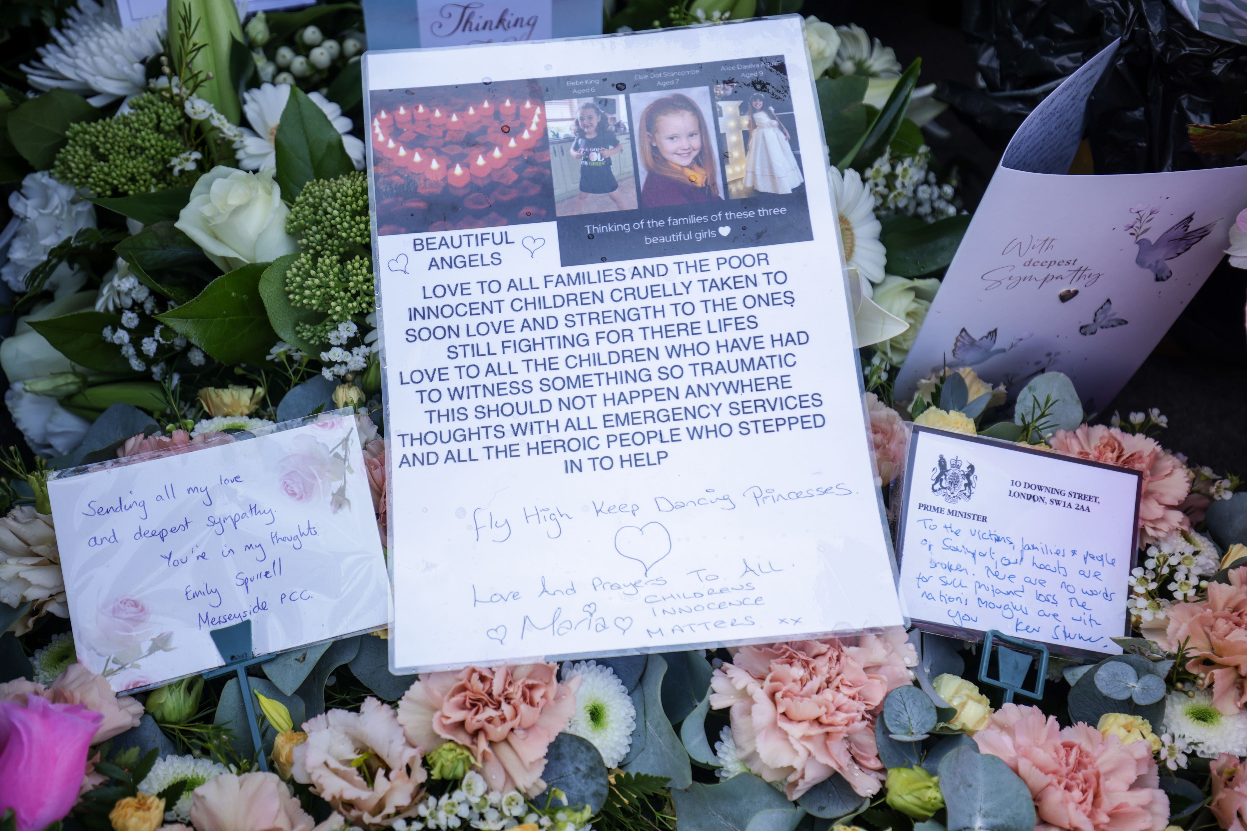 Three girls died in the atrocity in Southport last summer