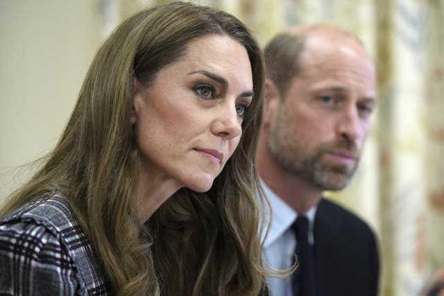 <p>William and Kate will greet the US leader and his wife (Alastair Grant/PA)</p>