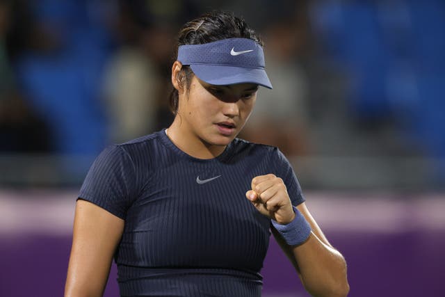 <p>Emma Raducanu kept her composure to overcome Jaqueline Cristian </p>