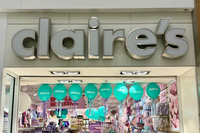Investment group Modella Capital has been in talks with the US parent firm of Claire’s over a possible deal (Jonathan Brady/PA)