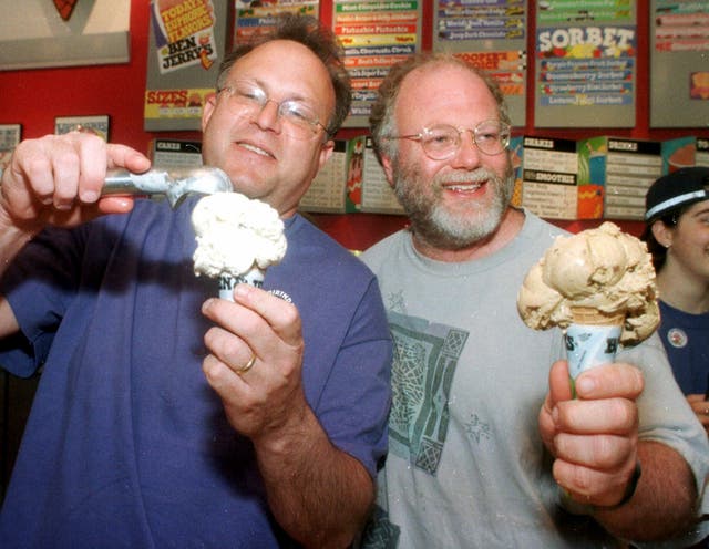 <p>Ben & Jerry’s cofounders Jerry Greenfield, left, and Ben Cohen</p>