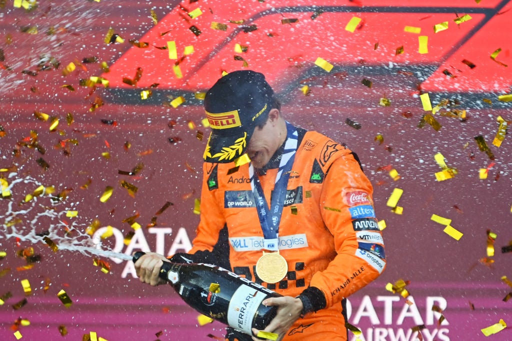 <p>Oscar Piastri earned his second career GP victory in Baku in 2024</p>