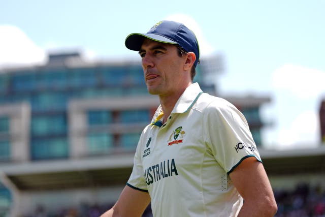 Australia captain Pat Cummins faces a race to be fit for the Ashes (Ben Whitley/PA).