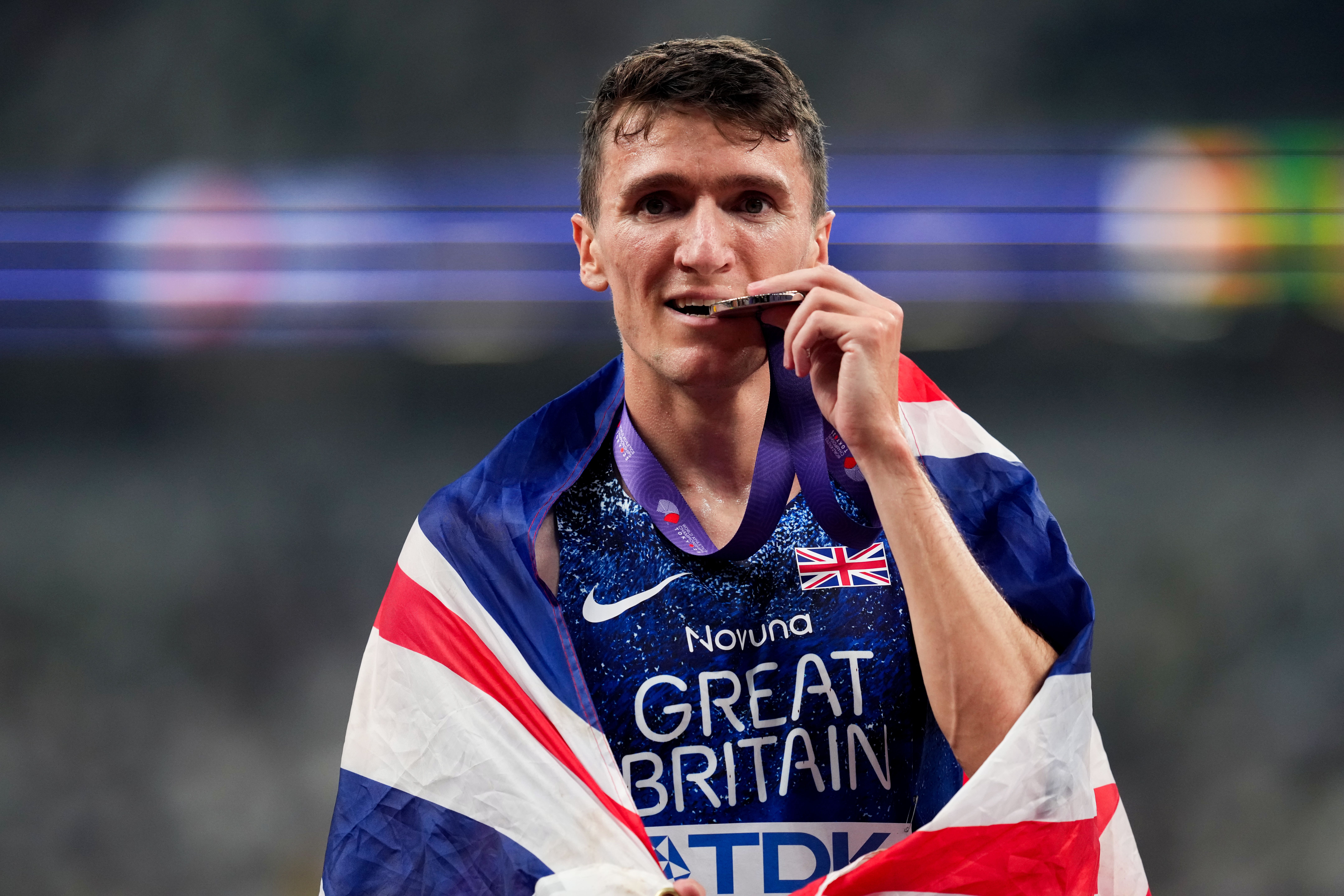 Jake Wightman’s hard-earned silver medal almost tasted of gold