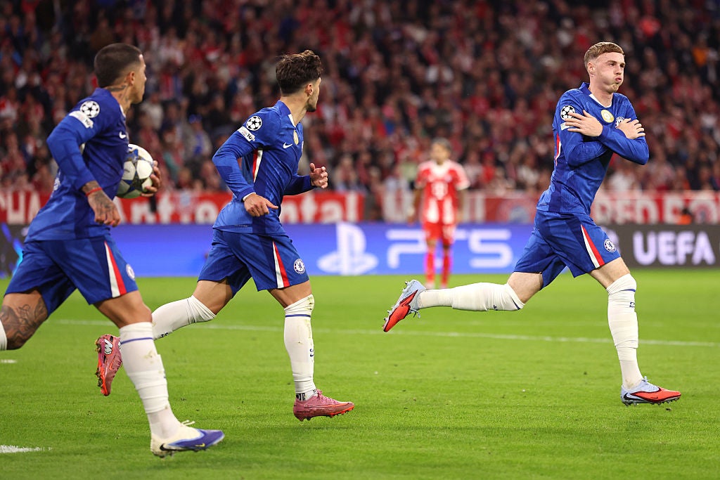 Bayern Munich vs Chelsea live: Palmer halves Blues deficit in Champions League clash