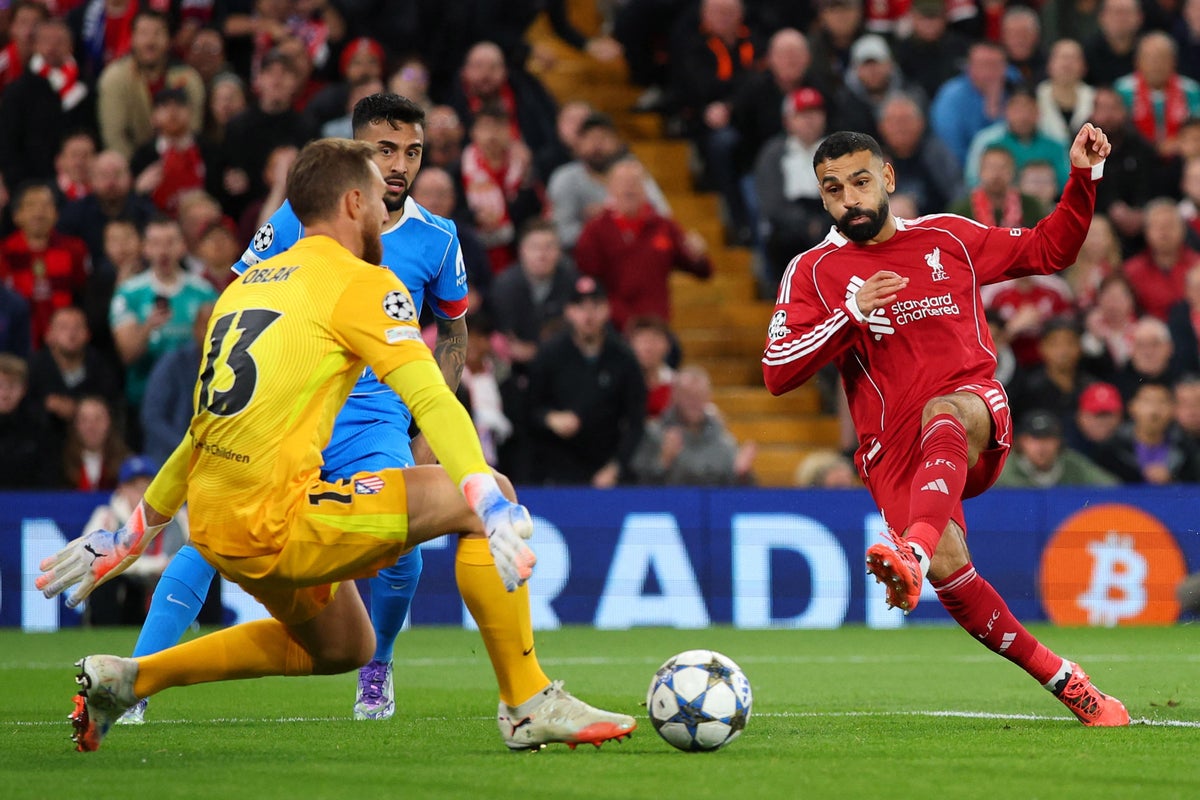 Liverpool v Atletico Madrid live: Reds off to dream start as Alexander Isak makes debut in Champions League
