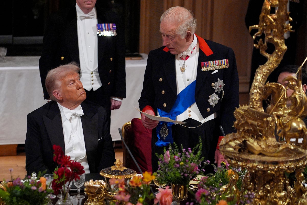 Trump UK visit live: President hails 'priceless and eternal' US-British  bond at lavish state banquet with King | The Independent