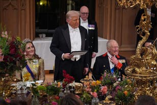 Donald Trump takes swipe at Prince Harry during state banquet speech