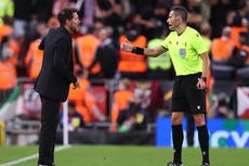 Enraged Diego Simeone sees red for screaming match with Liverpool fan after late winner
