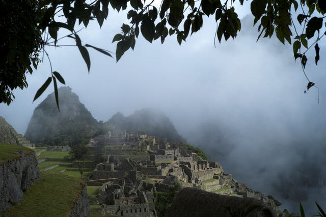 <p>The Incan ruins of Machu Picchu</p>