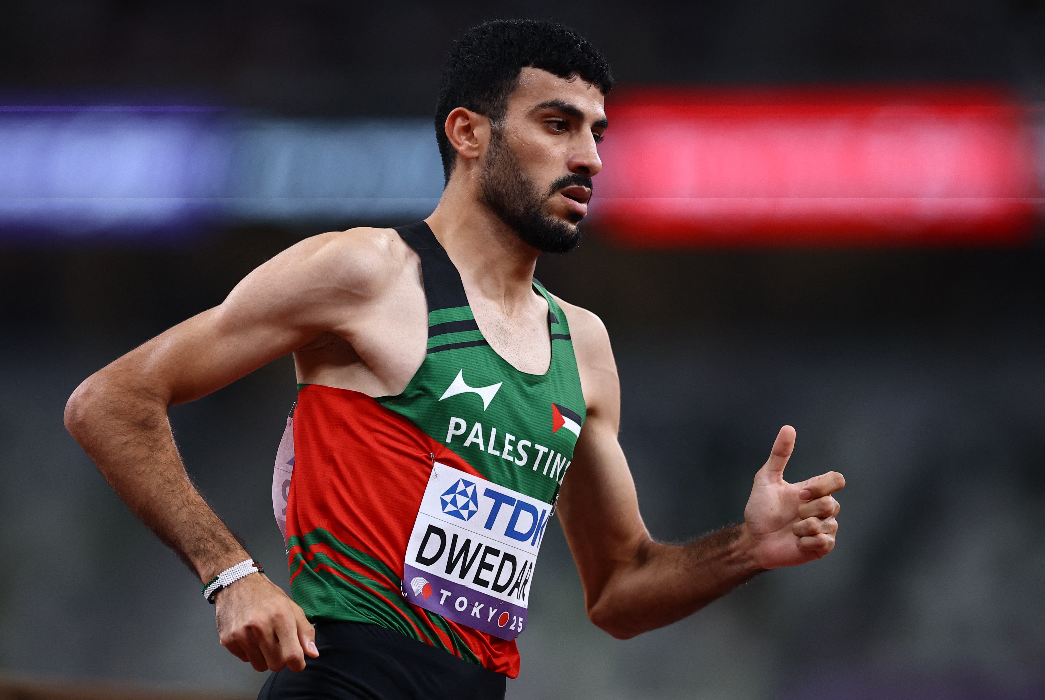 Mohammed Dwedar trained for two months in Germany before the Worlds