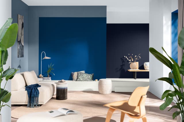 <p>Dulux has named three blues as its colours of the year </p>