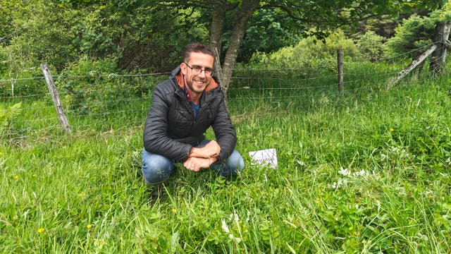 <p>Marc travelled across the country to claim his plot of land</p>