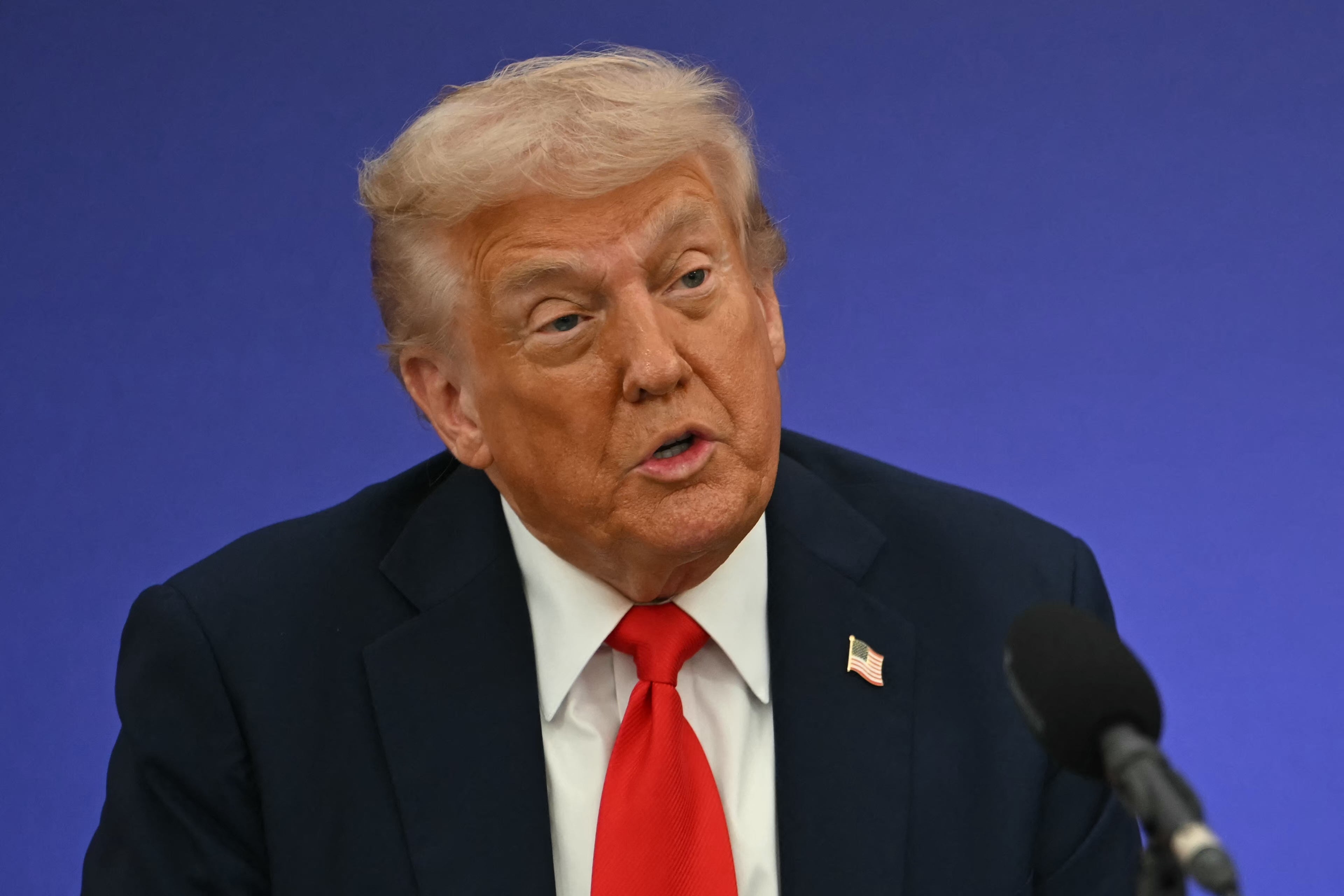 <p>Donald Trump suggested the UK deploy its military to halt illegal migration across the English Channel</p>