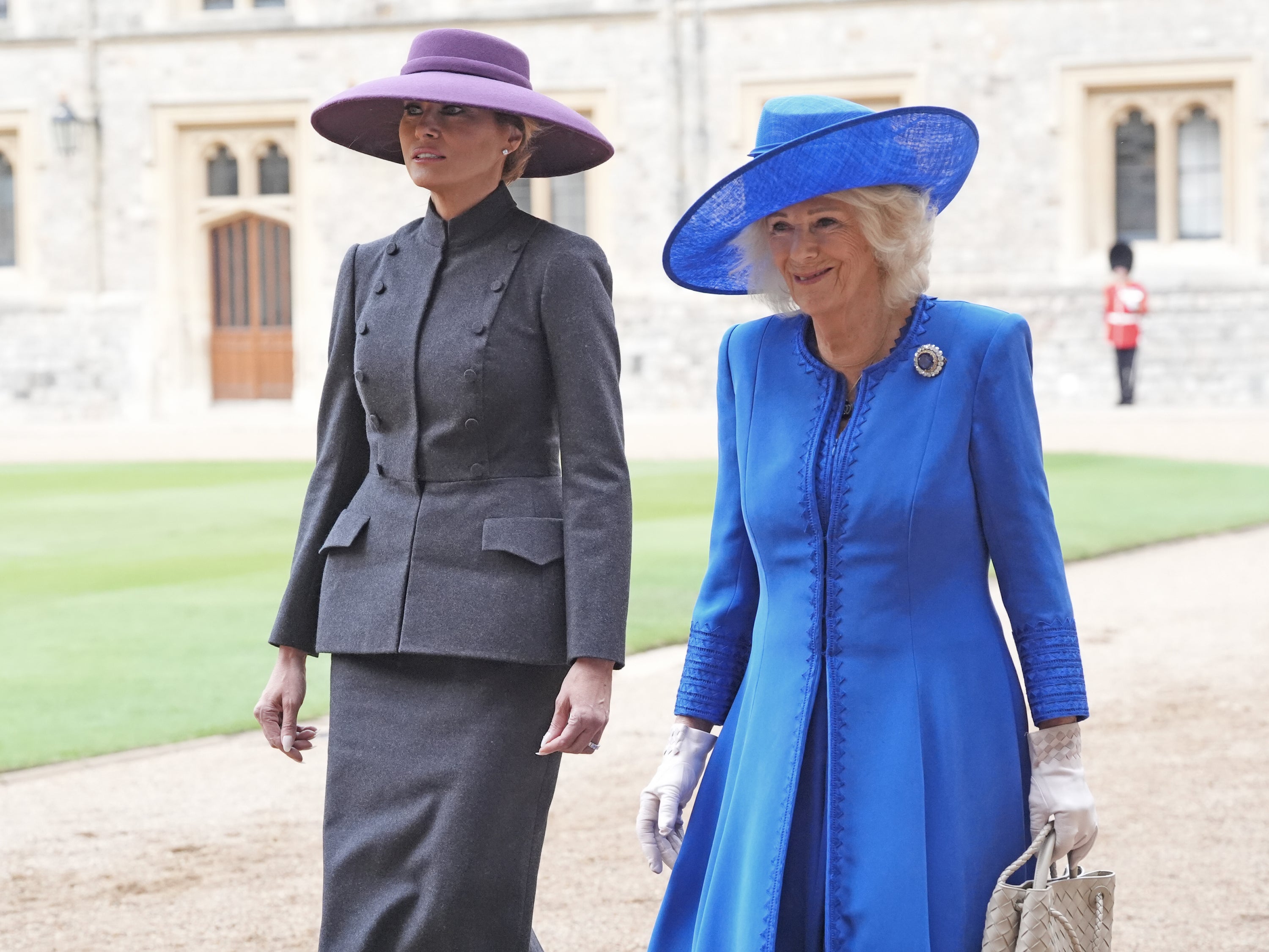 Melania wore a Dior skirt suit to meet King Charles and Queen Camilla. A look to the future