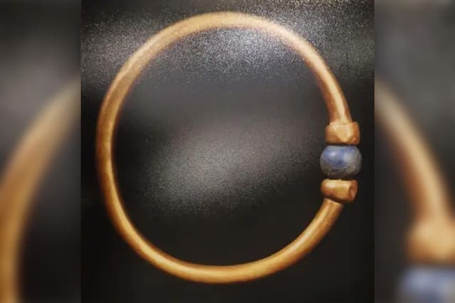 <p>The 3,000 year old bracelet</p>
