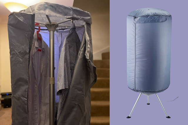 <p>Clothes hang down inside the pod, meaning fewer creases and less ironing (hurrah!) </p>