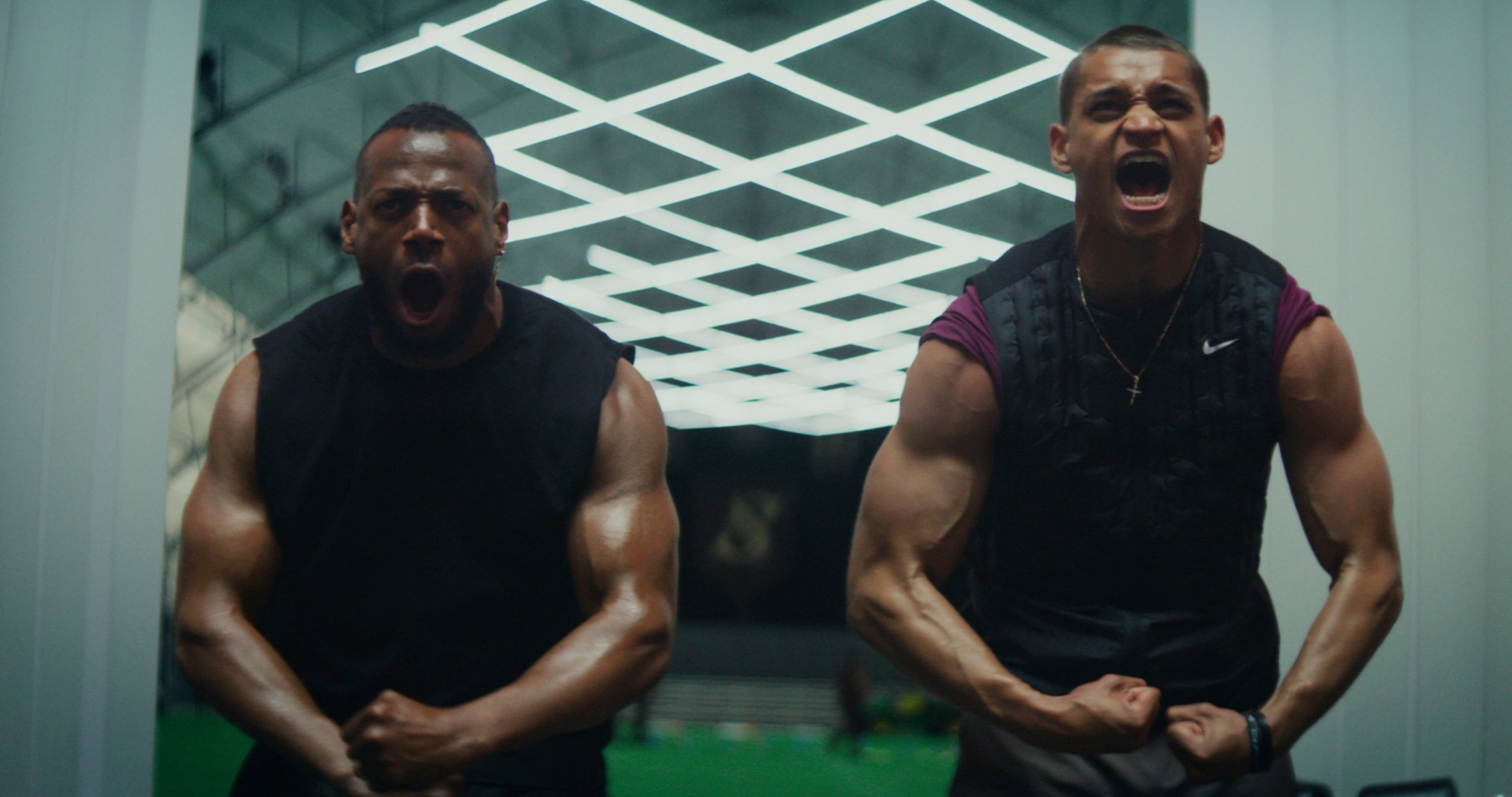 Marlon Wayans, left, and Tyriq Withers in ‘Him’
